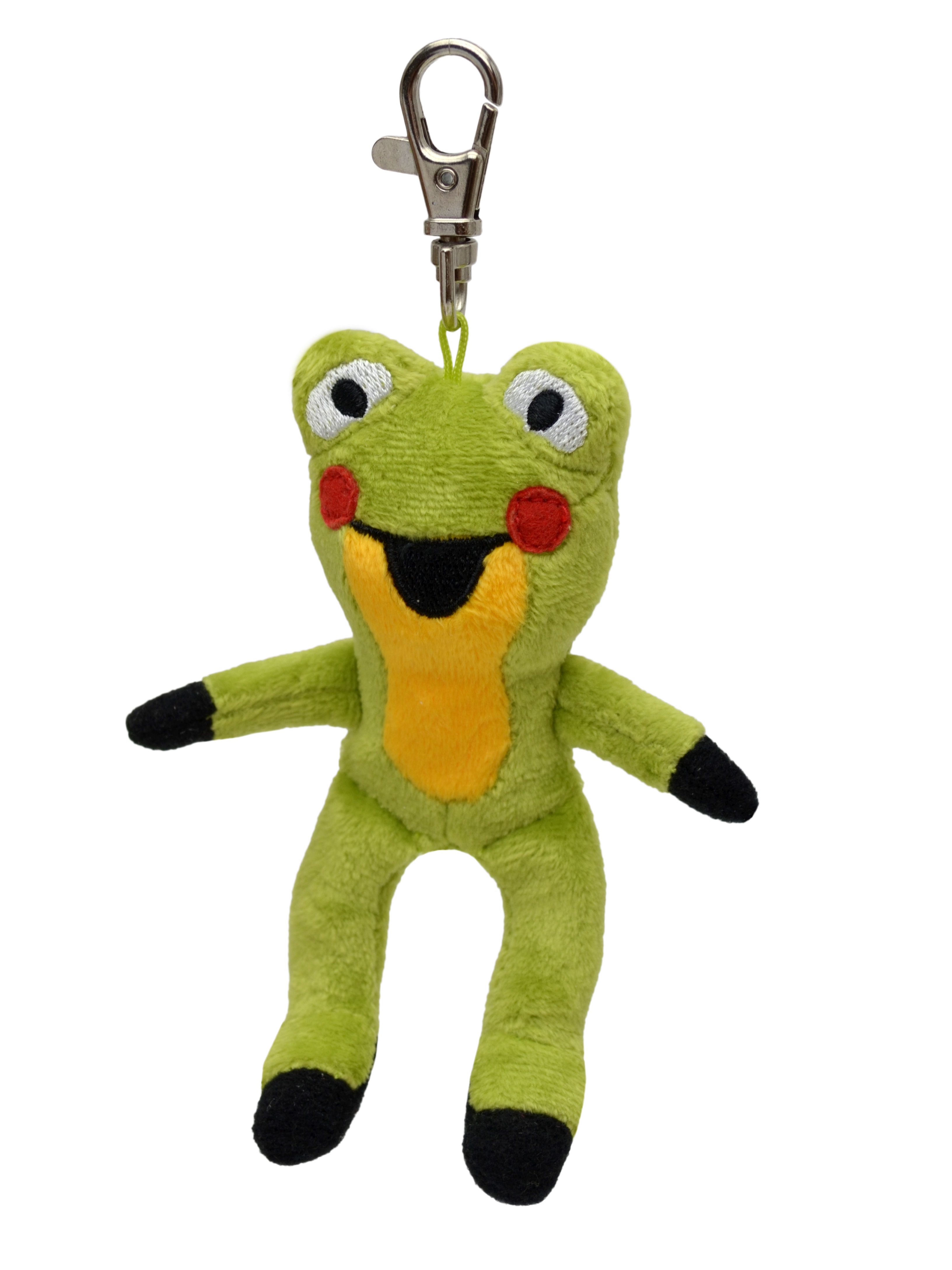 Plüschfigur Frosch - Schlüsselanhänger, 10cm
