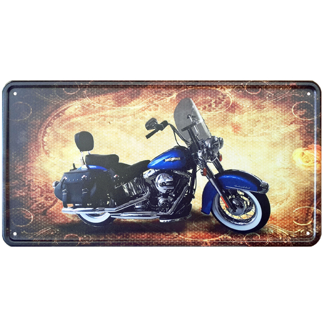 Aluminium Schild " Harley Davidson "