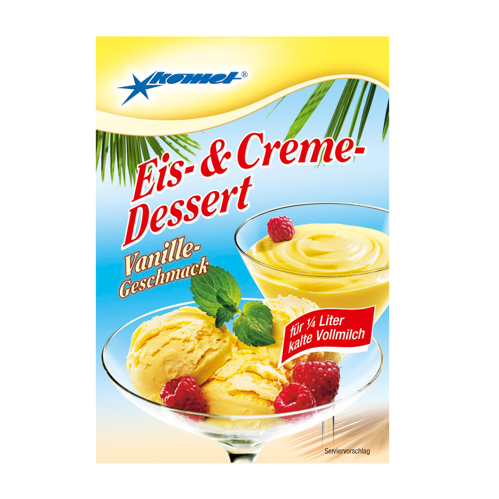 Eis- und Creme-Dessert - Vanille (Komet)