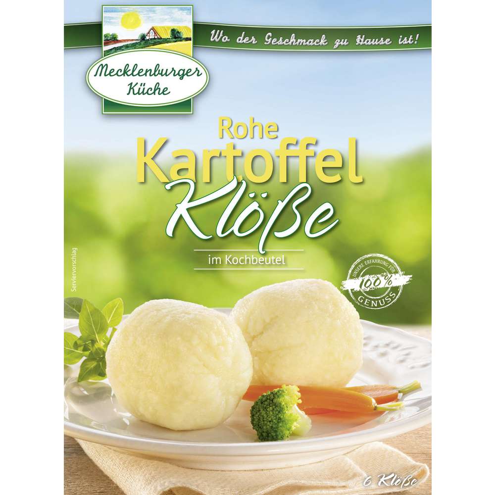 Rohe Kartoffel Klöße (Mecklenburger Küche)
