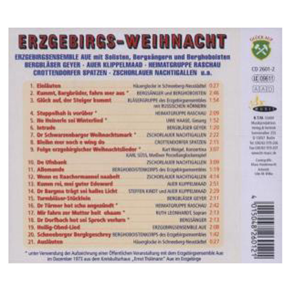 CD - Erzgebirgs-Weihnacht