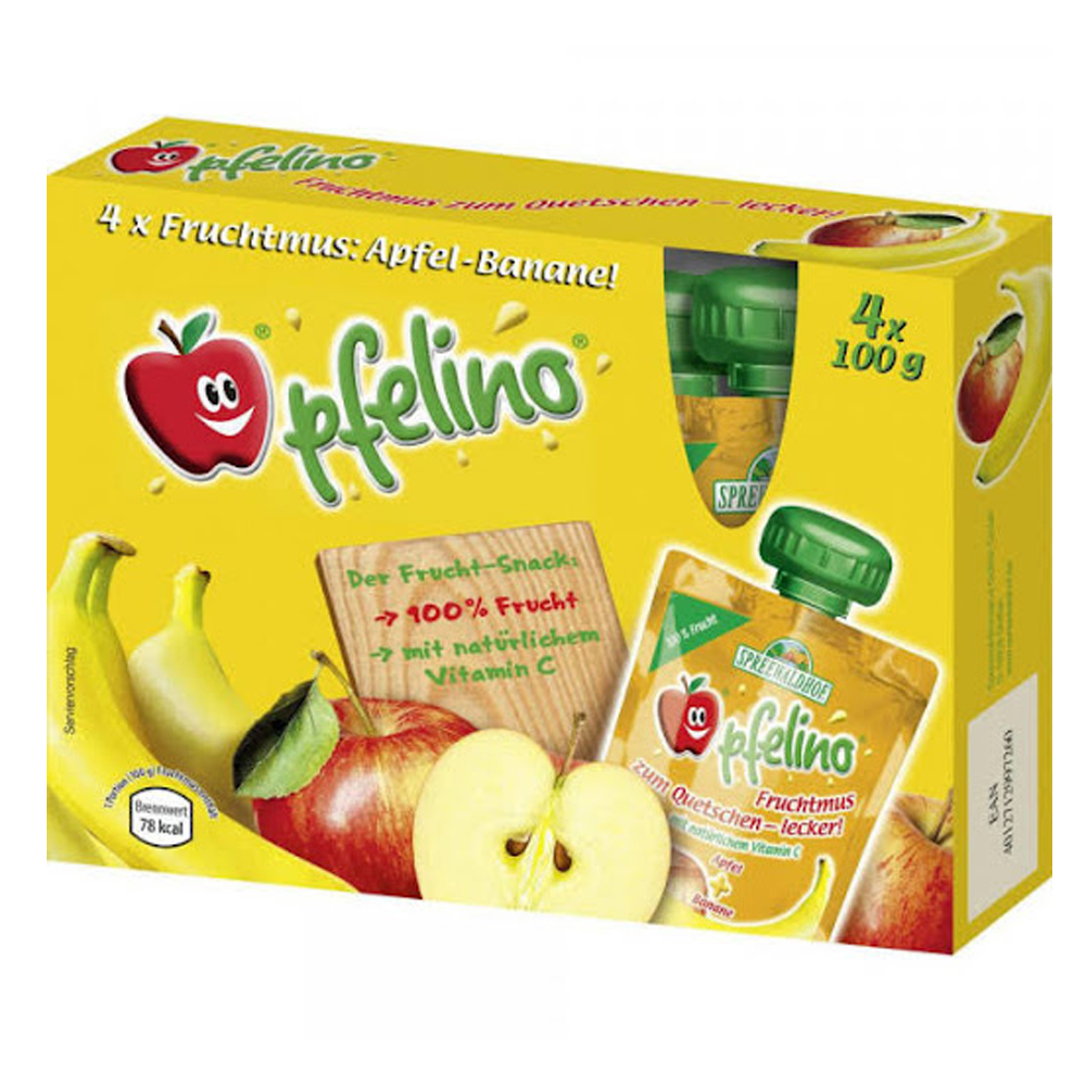 Apfelino - Apfel-Banane ( Spreewaldhof ), 4x100g Knickpack