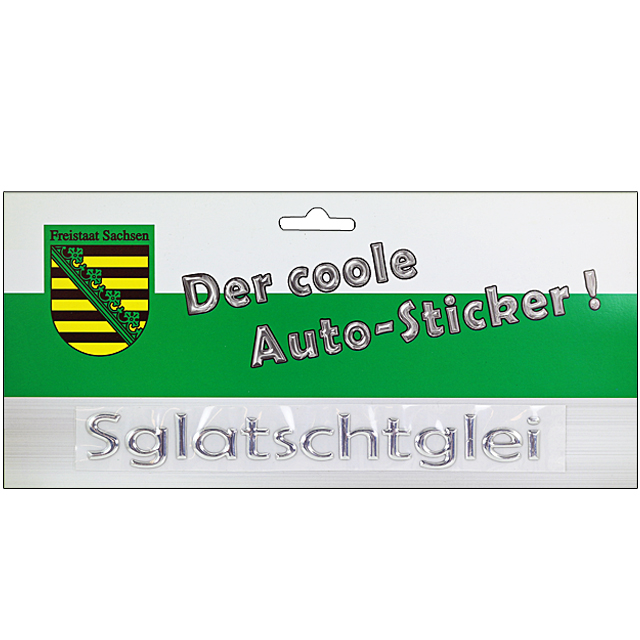 Auto - Sticker " Sglatschtglei "