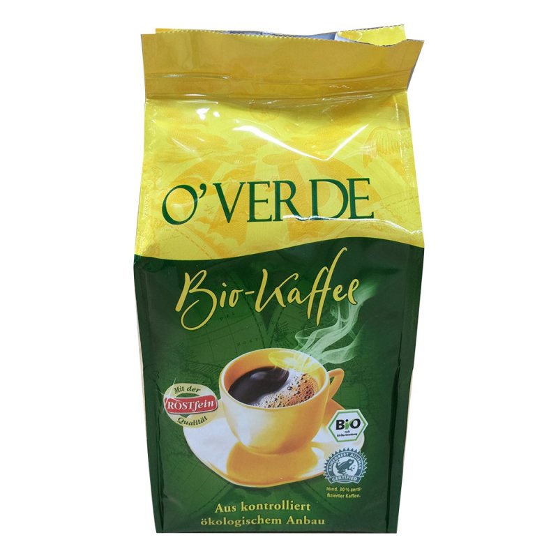 Röstfein Kaffee O'Verde Bio-Kaffee, gemahlen