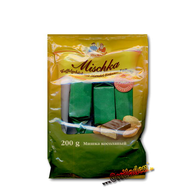 Mischka - Waffelgebäck mit Mandel-Erdnuss Füllung