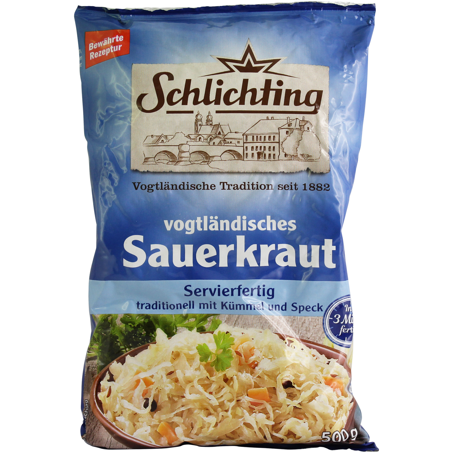 Schlichting vogtländisches Sauerkraut 500g 